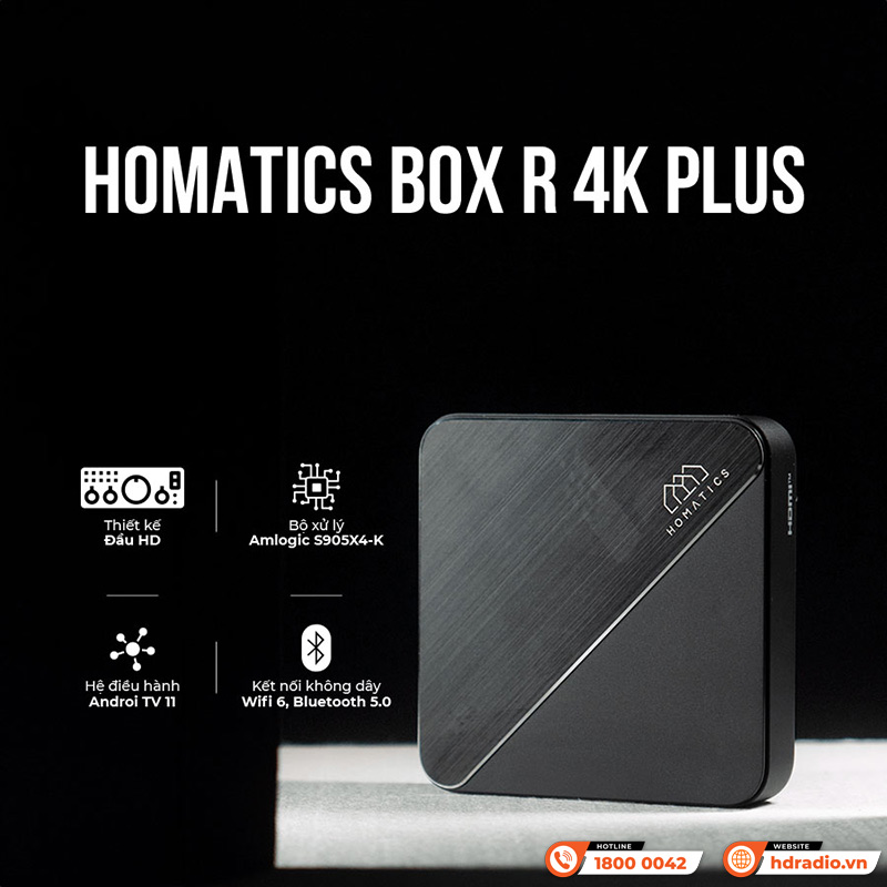 Tính năng Đầu Dune HD Homatics Box R 4K Plus