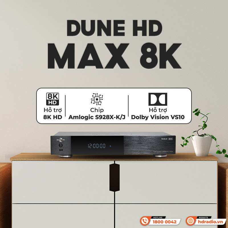 Tính năng của Đầu Dune HD Max 8K