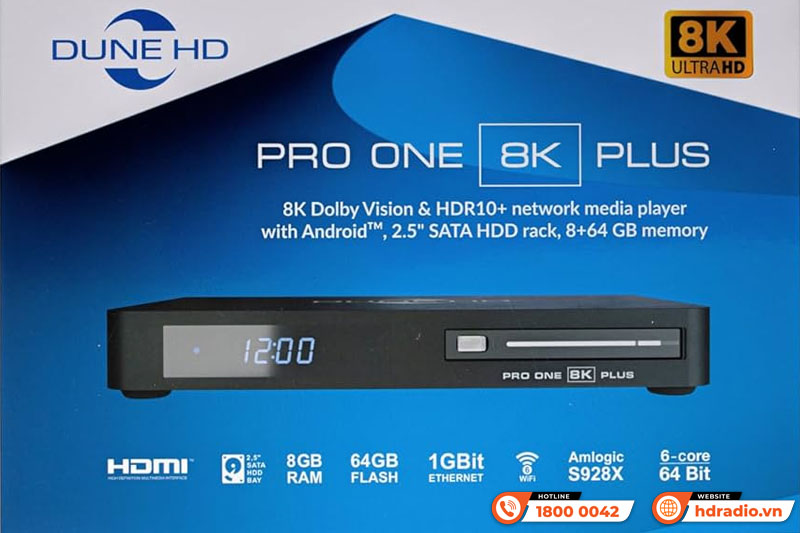 Đầu Dune HD Pro One 8K Plus