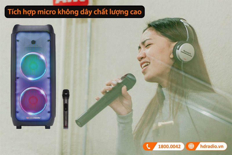 tích hợp micro không dây