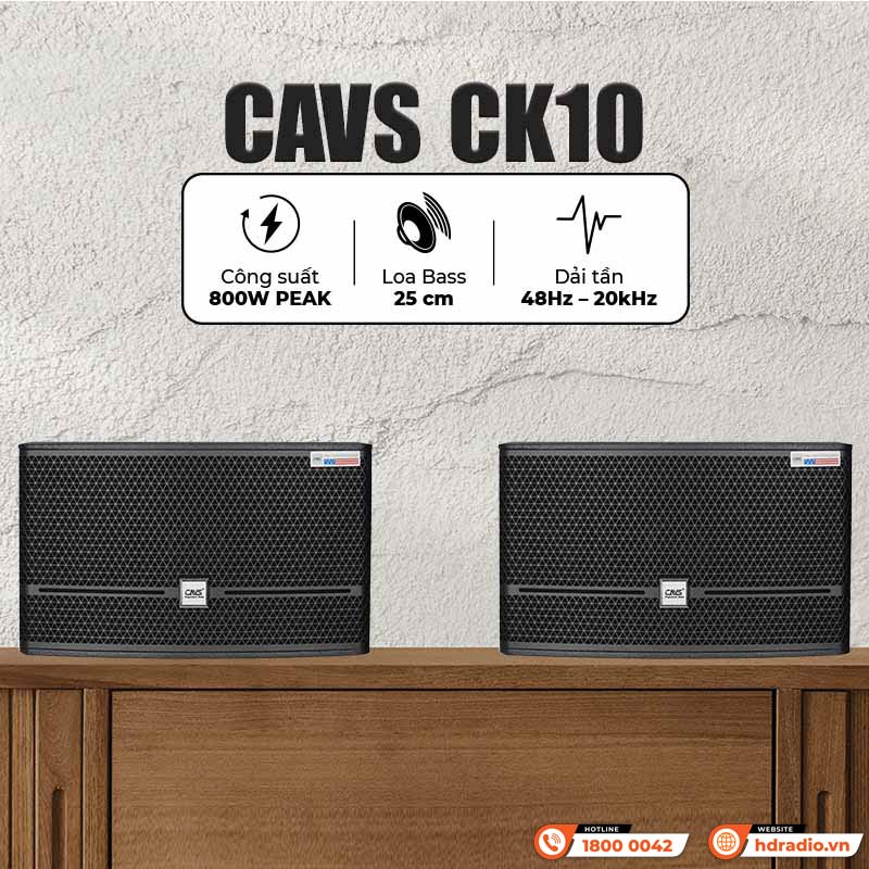 Ảnh tính năng Loa CAVS CK10