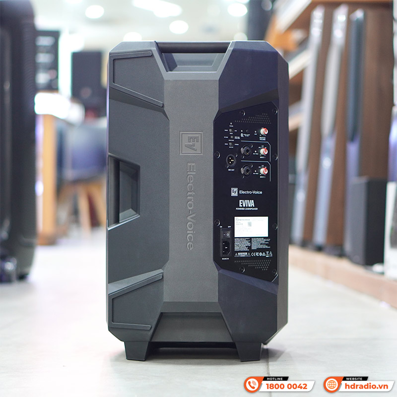 Loa Electro voice Eviva 12P, Bass 30cm, Công suất 1000W, Max SPL 125db, Bluetooth, XLR/TRS-7