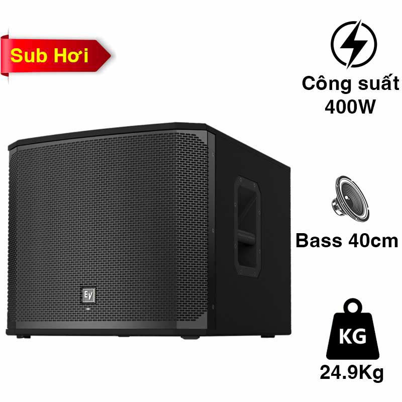 Loa Sub Electro voice EKX15S SAB, Sub hơi, Bass 40cm, 400W, SX: Đức