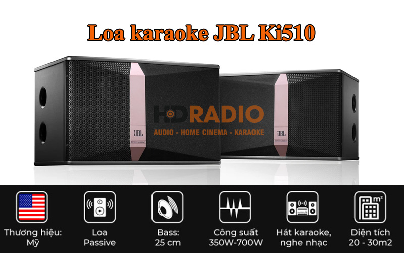 loa karaoke jbl ki510 trong dan karaoke jbl hk 39