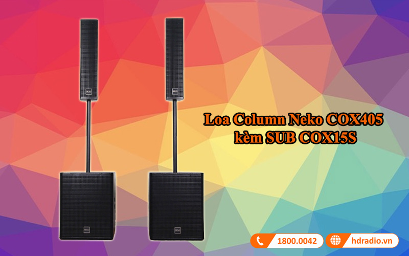 loa neko cox405 kem sub cox15s