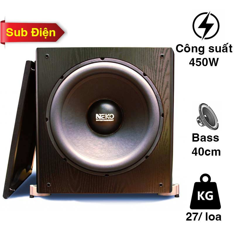 Loa Sub NEKO NS115, Bass 40cm, 450W