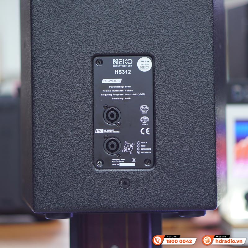 Loa Neko HS312, Bass 30cm, 3 Đường Tiếng, Công suất 550W, Độ nhạy 99dB-10