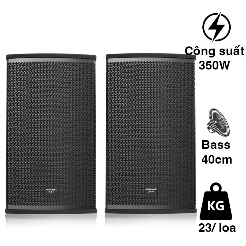 Loa Paramax Pro S40, Bass 40cm, 350W