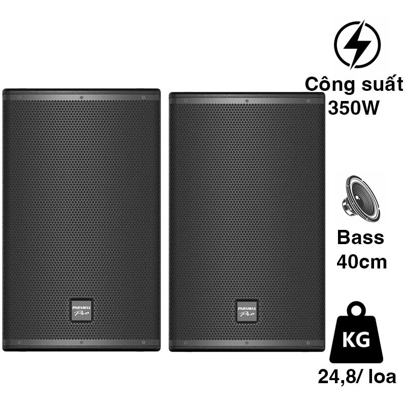 Loa Paramax Pro V40, Bass 40cm, 350W