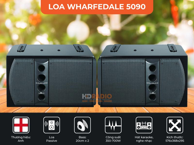 Loa Wharfedale 5090 - Chính hãng PGI Nhập Khẩu Loa Wharfedale 5090 - Chính hãng PGI Nhập Khẩu