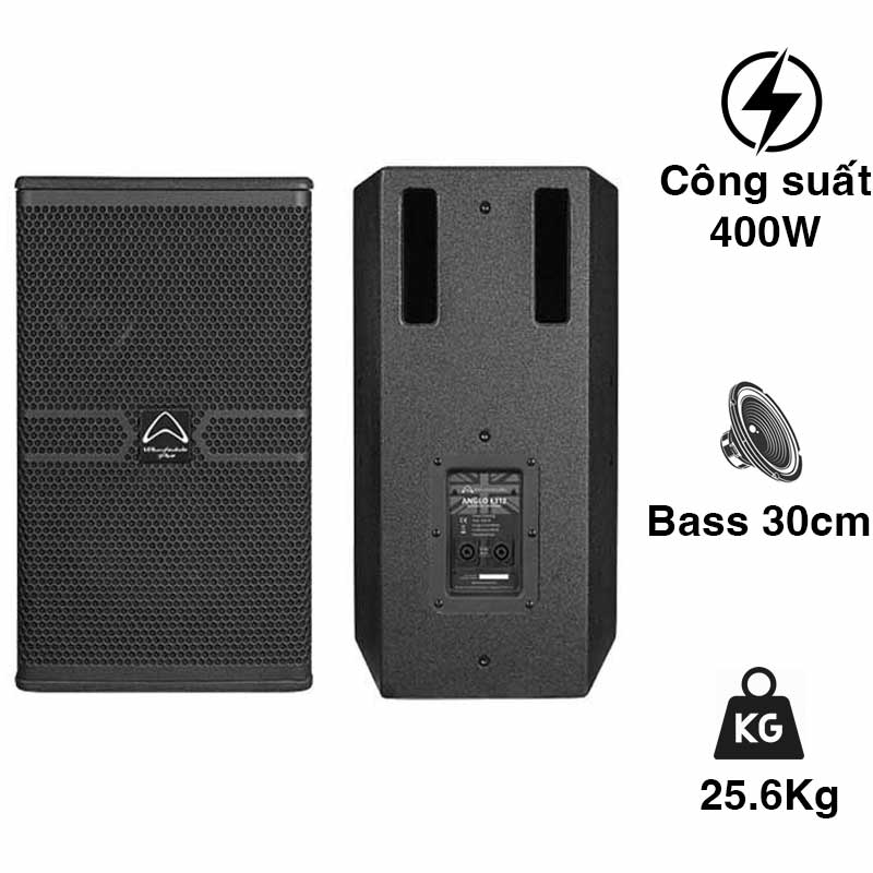 Loa Wharfedale ANGLO E312, Bass 30cm, 400W