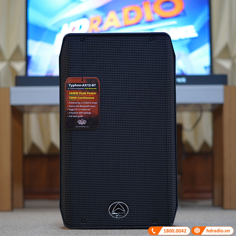 Loa Wharfedale Typhon AX12BT (Liền Công Suất), Bluetooth, Công Suất 720W-1