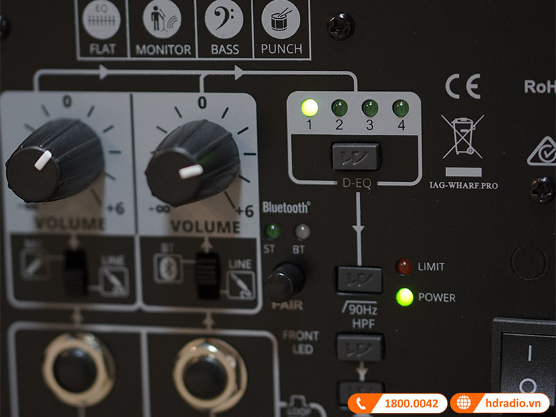 Loa Wharfedale Typhon AX12BT (Liền Công Suất), Bluetooth, Công Suất 720W-8