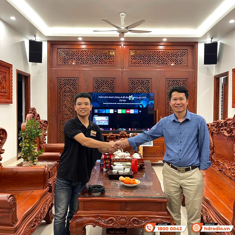 khách hàng mua dàn karaoke sử dụng Loa Wharfedale WH10 NEO khách hàng mua dàn karaoke sử dụng Loa Wharfedale WH10 NEO