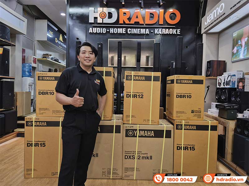 Loa sub Yamaha DXS12MKII, Bass 30cm, Mạch công suất Class-D 800W-3