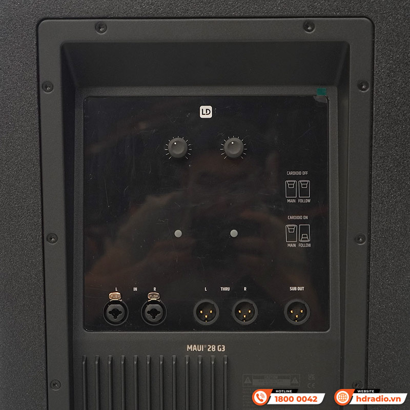 Loa LD Systems MAUI 28 G3, Công suất 1030W, Bluetooth 5.0, XLR, TRS-7