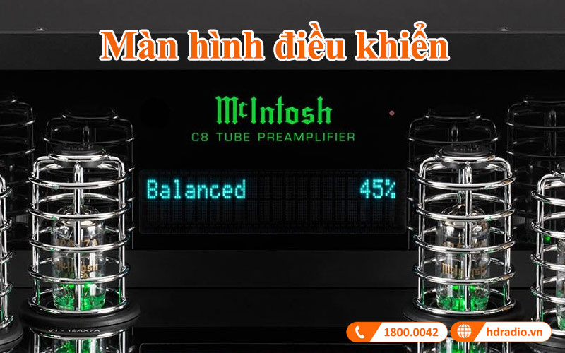 man hinh dieu khien preamply mcintosh c8