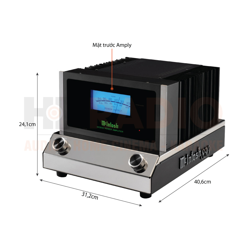 Chú thích Mono Power McIntosh MC830