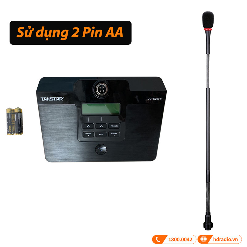 Hoạt động nhờ nguồn điện từ Pin