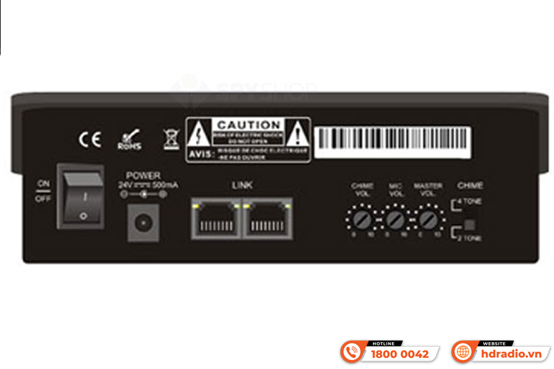Micro chọn vùng từ xa 6 vùng ITC T-216