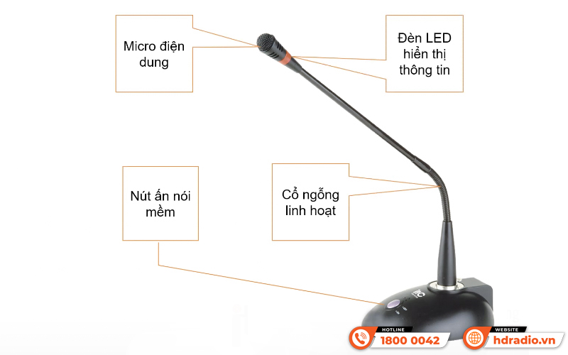 Micro cổ ngỗng ITC TS-338