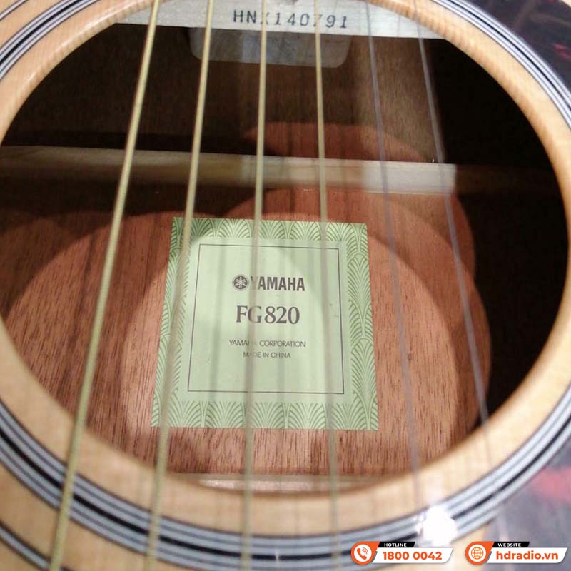 Đàn Guitar Yamaha FG820, guitar acoustic-12