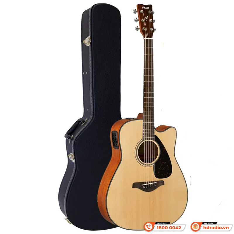 Đàn Guitar Yamaha FGX800C, guitar acoustic electric-5