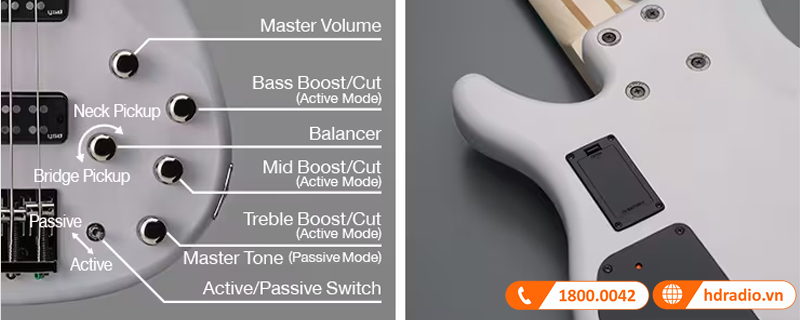 Đàn guitar Yamaha TRBX504