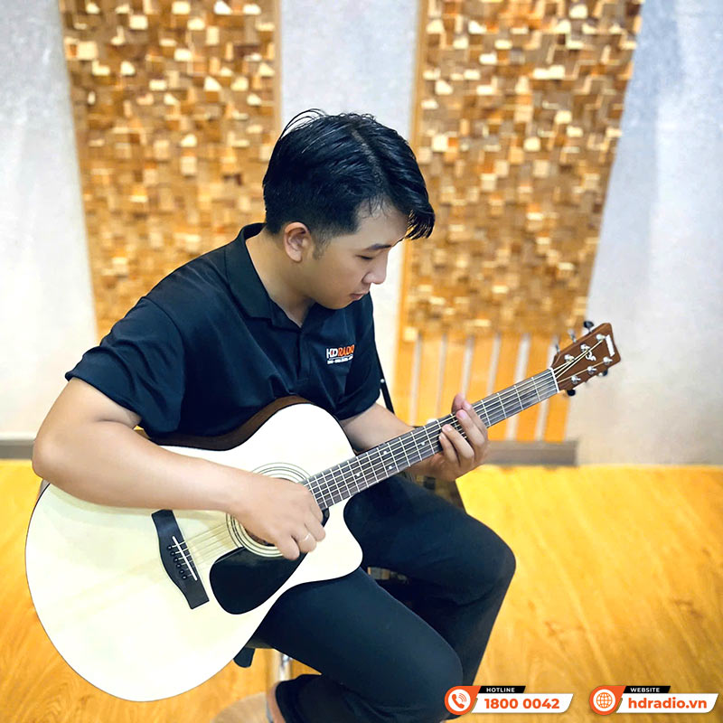 Đàn Guitar Yamaha FS100C, Acoustic Guitar, Dáng Đàn Cutaway-4