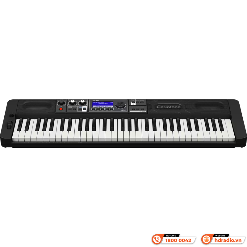 Đàn Organ Casio CT-S500, 61 phím, Bluetooth 5.0, MIDI, USB, LINE OUT-1