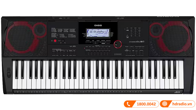 Đàn Organ Casio CT-X3000, Standard Keyboard 61 phím-1