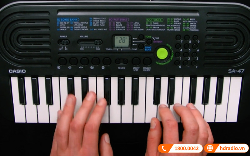 Đàn Organ Casio SA-47, organ mini 32 phím-2