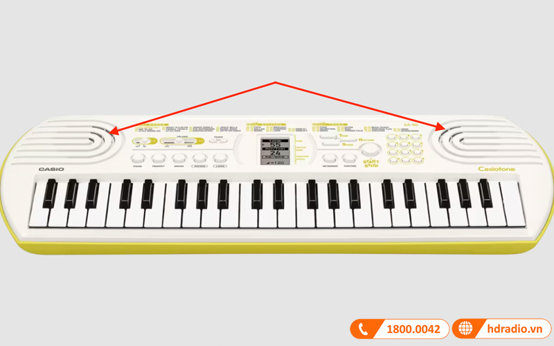 Đàn Organ Casio SA-80, organ mini 44 phím-12