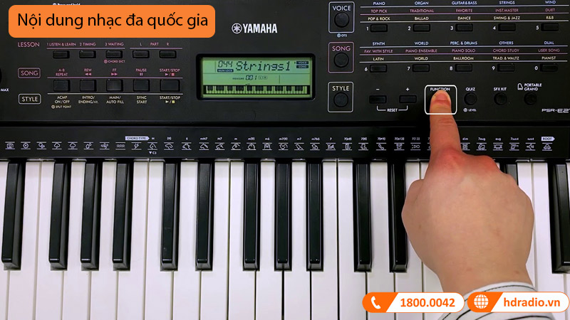 Tính năng Đàn Organ Yamaha PSR E273