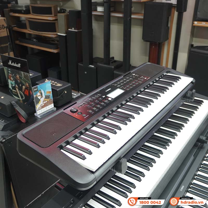 Đàn Organ Yamaha PSR-E383, 61 Phím, 650 Voices, 48 âm polyphony, 152 loại Arpeggio, 41 hiệu ứng DSP, USB, MIDI-6