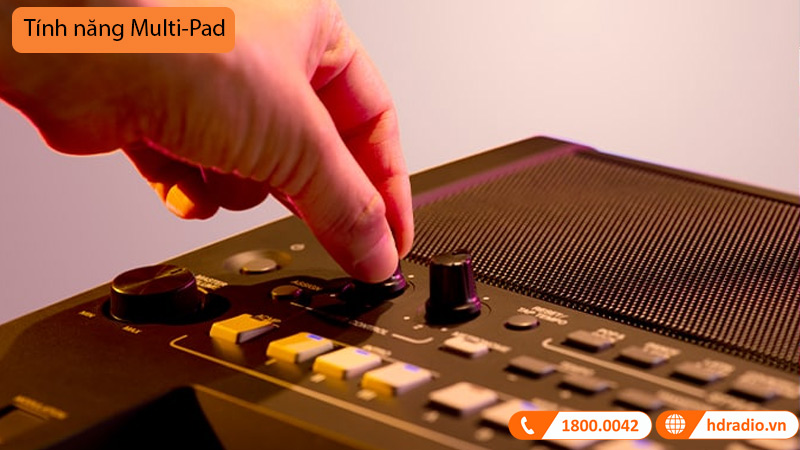 Tính năng Multi-Pad của Đàn Organ Yamaha PSR SX600