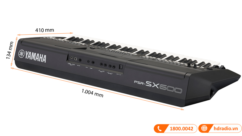 Thiết kế Đàn Organ Yamaha PSR SX600