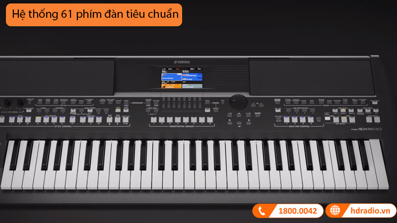 Bàn phím Đàn Organ Yamaha PSR SX600