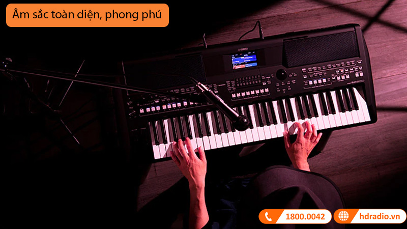 Âm sắc của Đàn Organ Yamaha PSR SX600