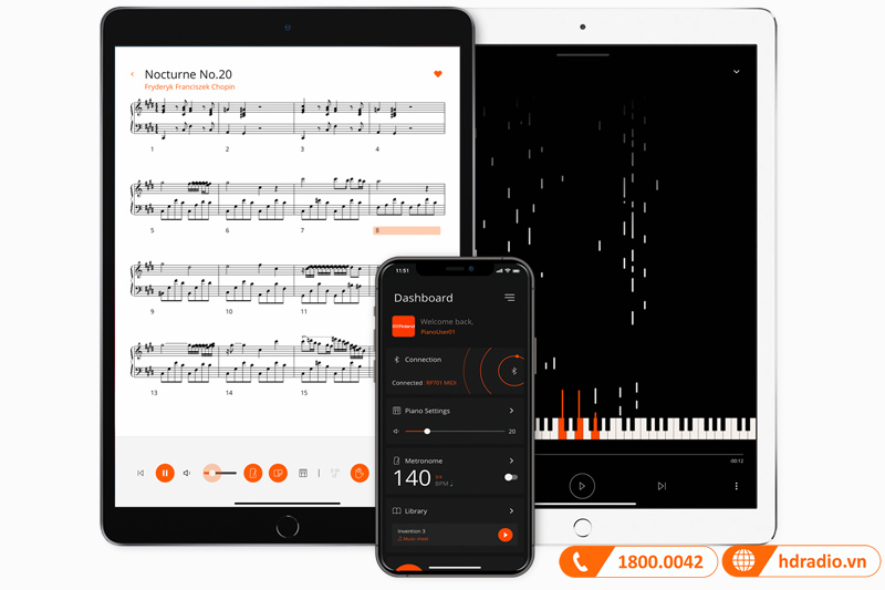 Đàn Piano Roland F-107
