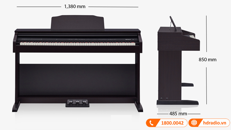 Đàn Piano Roland RP-30, piano điện-13