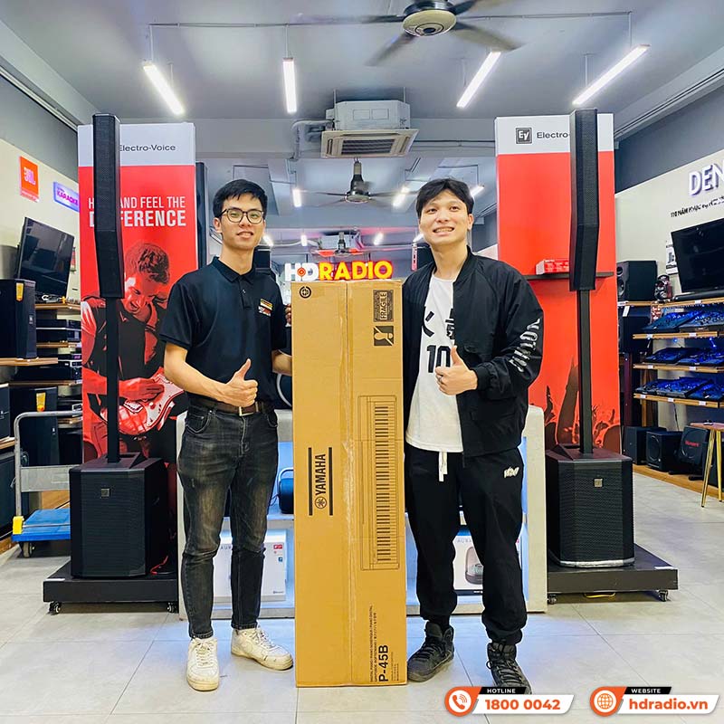 Đàn Piano Yamaha P45, 88 phím, 10 âm sắc, tối đa 64 âm polyphony, AMW Stereo Sampling-8