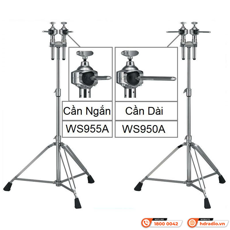 Chân Trống Tom Đôi Yamaha WS955A Chân Trống Tom Đôi Yamaha WS955A