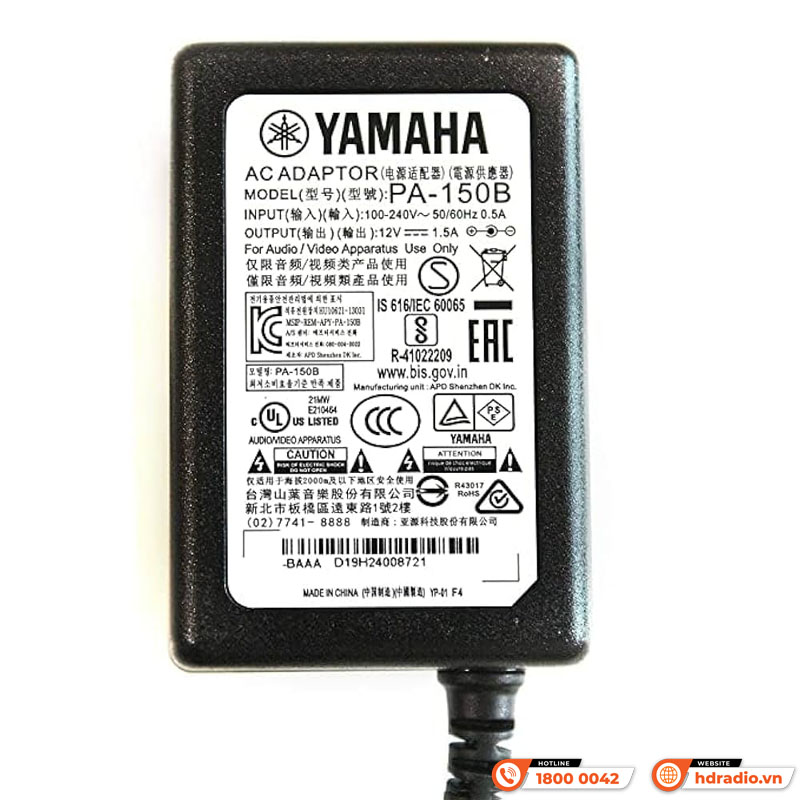 Adapter nguồn đàn Yamaha PA-150B