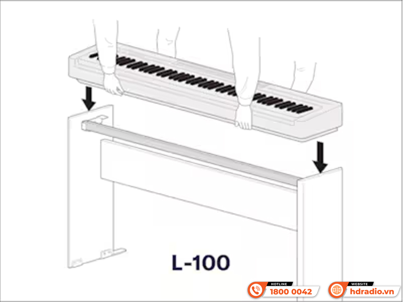 Chân đàn piano Yamaha L100