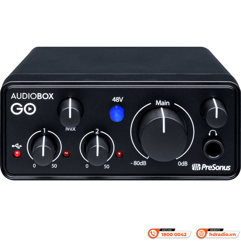 Soundcard PreSonus AudioBox Go