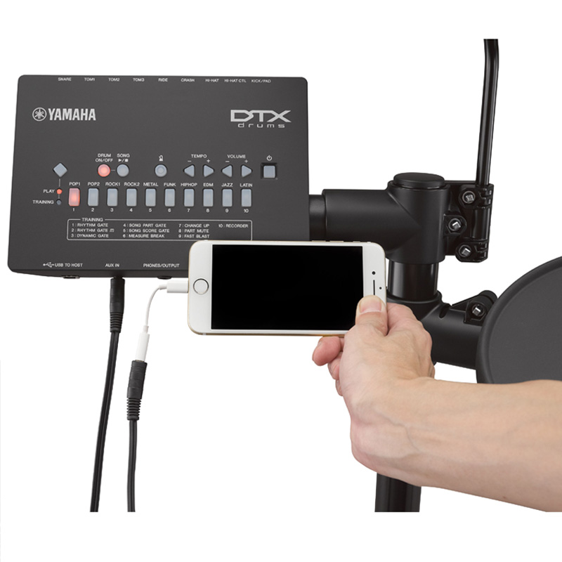Bộ Trống điện tử Yamaha DTX402K, 415 âm sắc,  64 đa âm, 10 Bộ trống, 10 bài hát-4