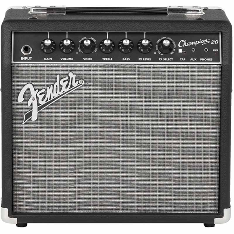 Amply Fender Champion 20, 2 Kênh, Bass 20cm, 20W, AUX In, Phones Out