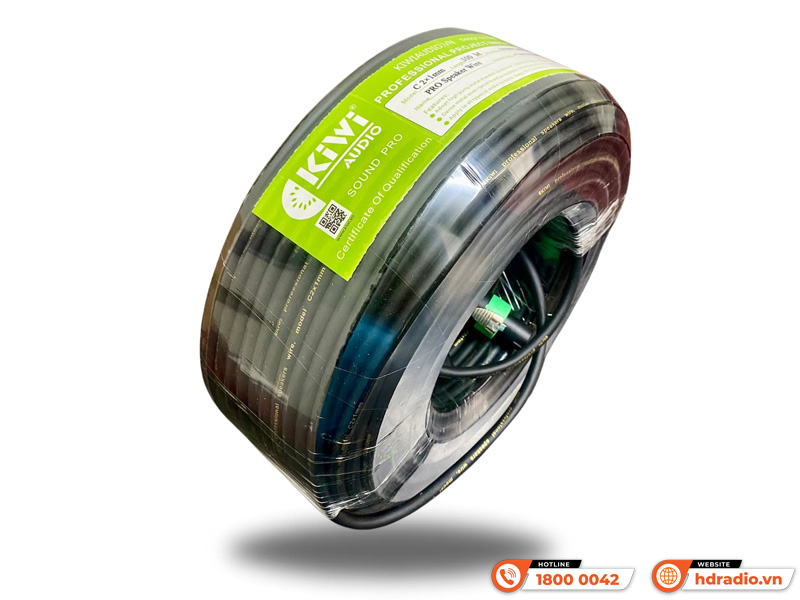 Dây loa Kiwi C2x1 bằng đồng cuộn 100m