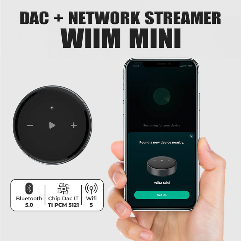 DAC WiiM Mini, Bluetooth 5.0, AirPlay 2, Alexa, Hi-Res-6